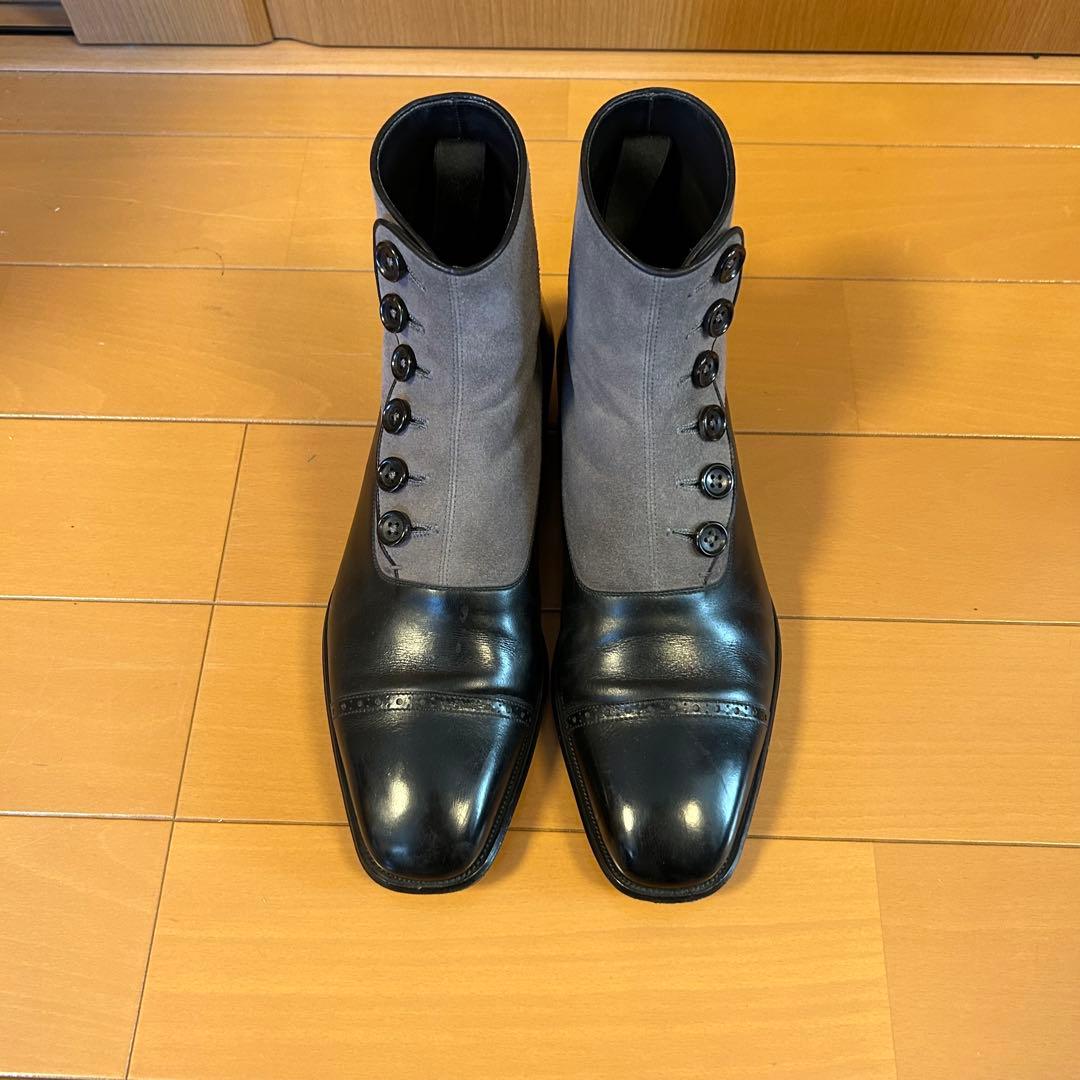 ⑨*)様 大塚製靴 ボタンブーツ OTSUKA M-5 革靴 27 ビジネスシュ