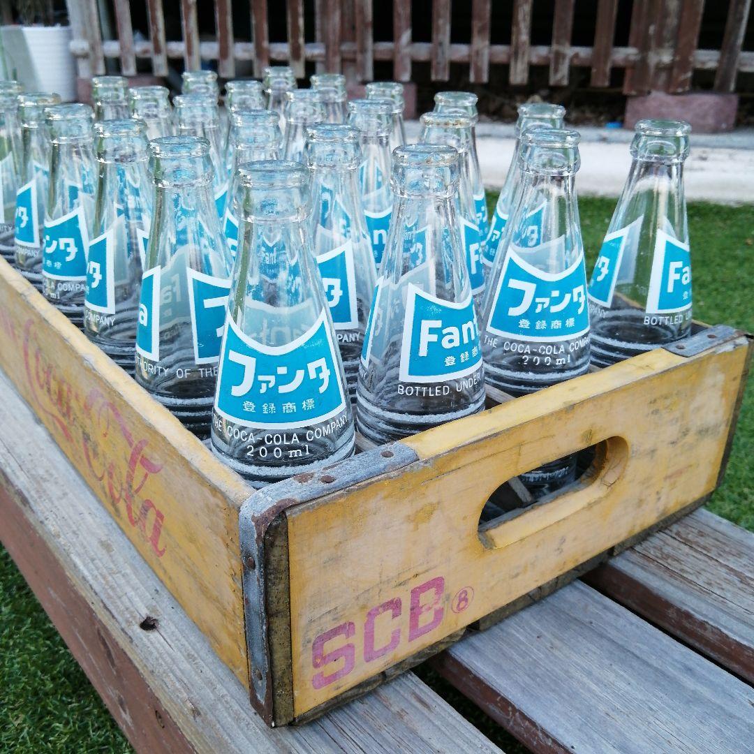 ✦1971年製 ファンタビン✦ビンテージ コカコーラ 木箱《昭和レトロ感
