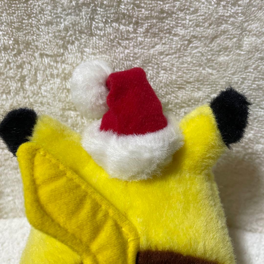 希少】初期ピカチュウ ぬいぐるみ サンタ クリスマス - メルカリ