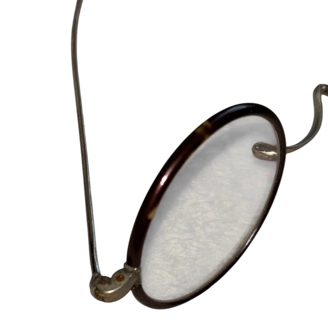 1930s vintage フランス 一山式 セル巻き メタル 正円 ラウンド - メルカリ