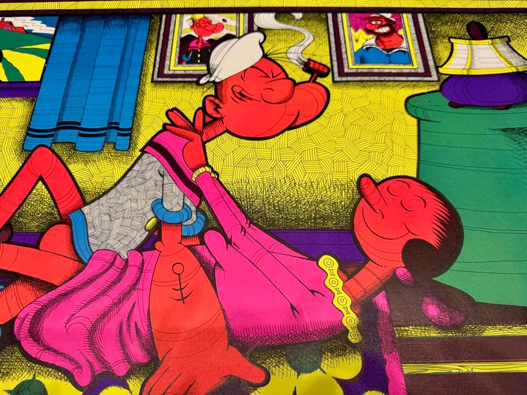 希少 ポパイ オリーブ 70s ブラックライトEASY•RIDER1947 - メルカリ