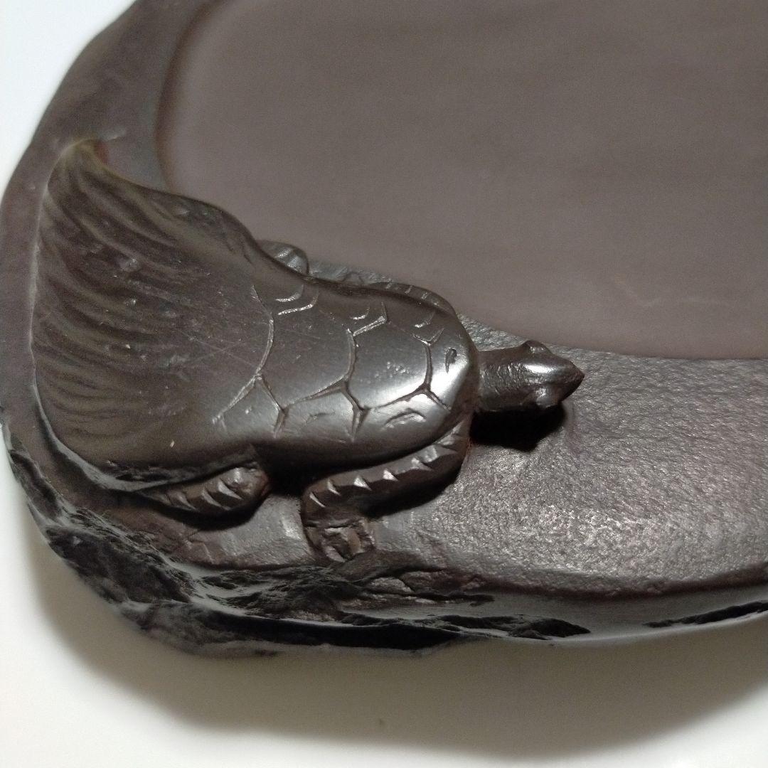 伝統工芸師昭竜山作赤間硯希少品 書道 硯 赤間硯 赤間紫金石 昭竜山作