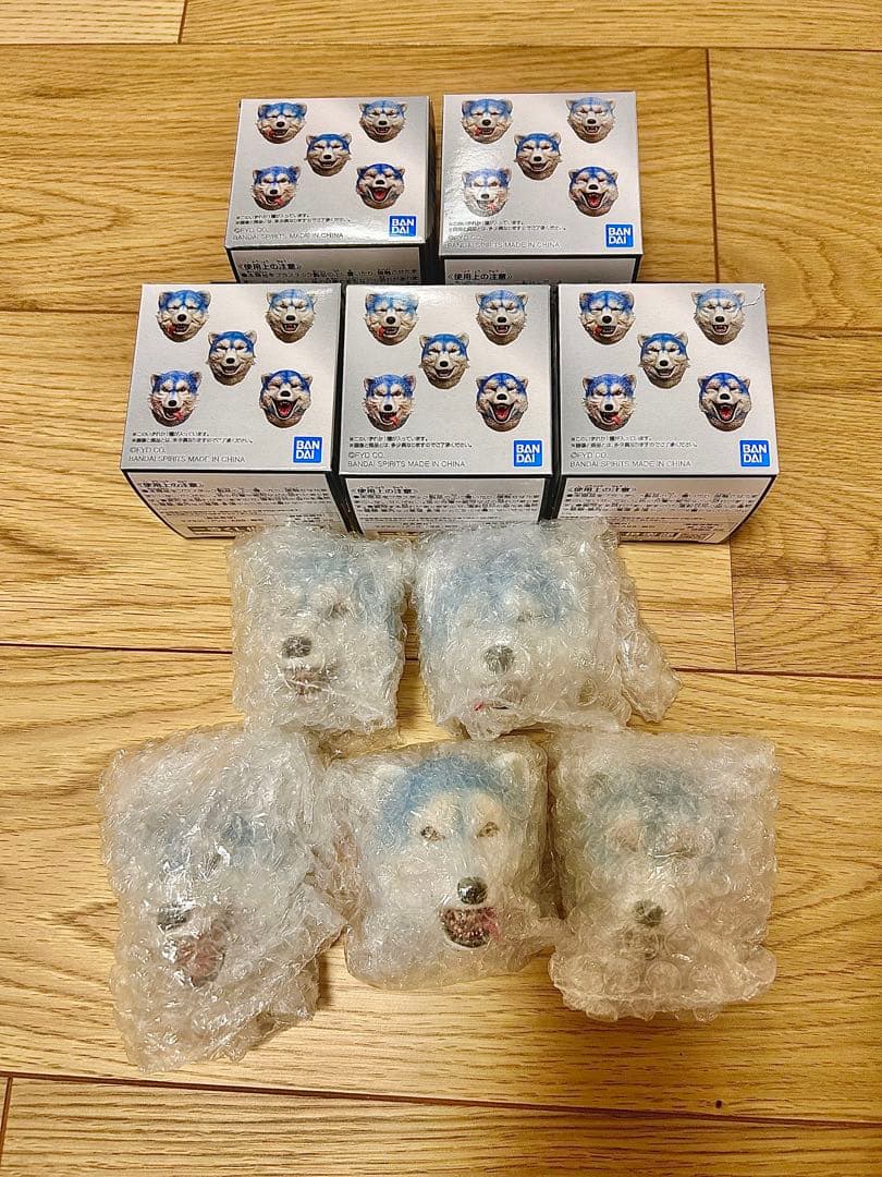 一番くじ　マンウィズ　H賞　フェイス　マグネット　コンプ　セット 一番くじMAN WITH A MISSION H賞 フェイスマグネット コンプ