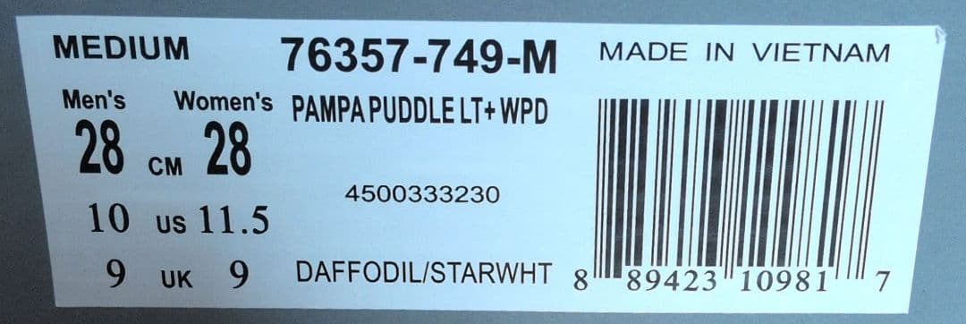 PALLADIUM PAMPA PUDDLE LT+WPD 28.0cm 美品