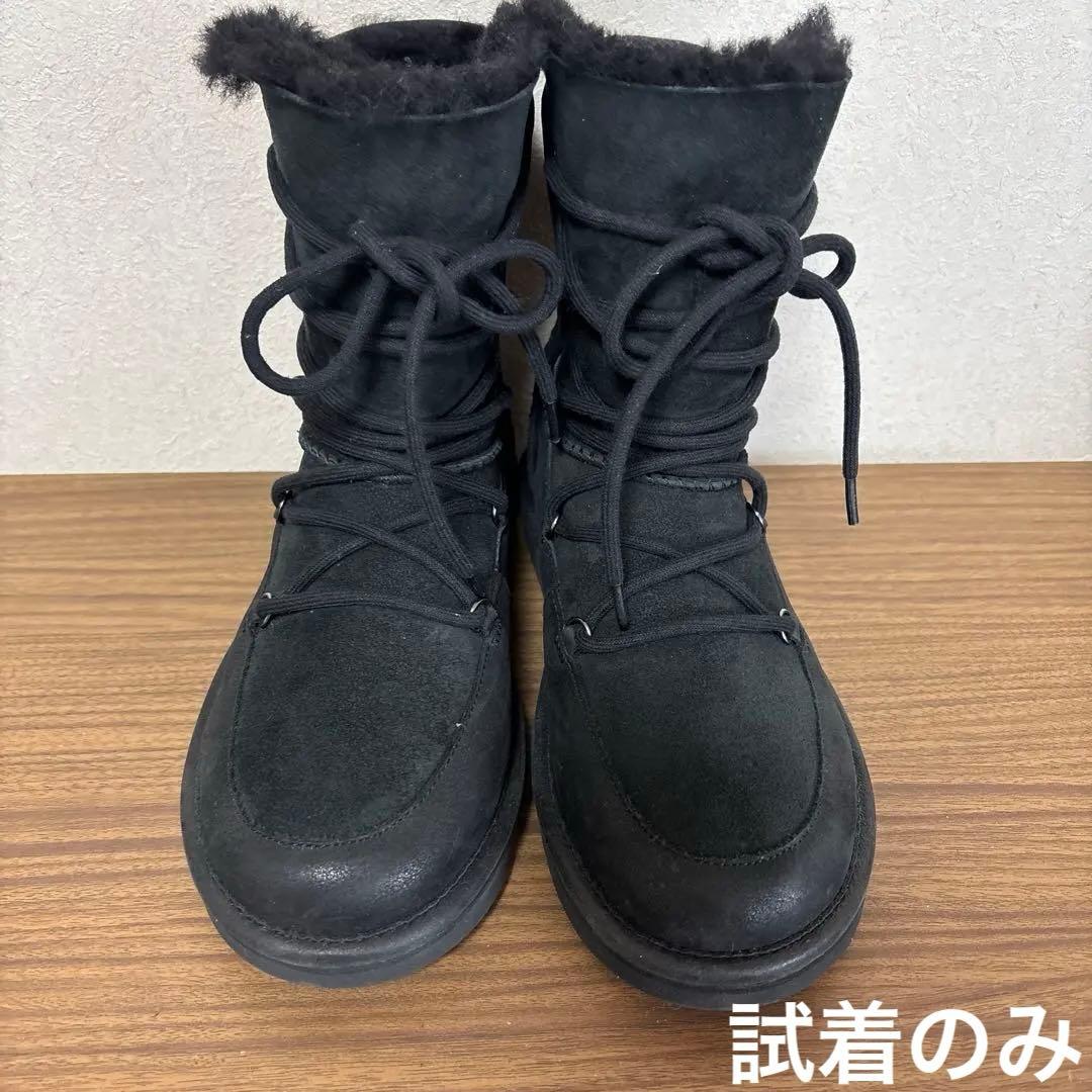 試着のみ　UGG ブーツ　黒　24センチ アグ UGG Classic Mini（ブラック） -靴＆ファッション通販 ロコンド