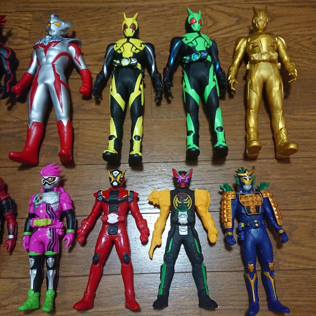 30体まとめ売り】ウルトラマン 仮面ライダー スーパー戦隊 ソフビ