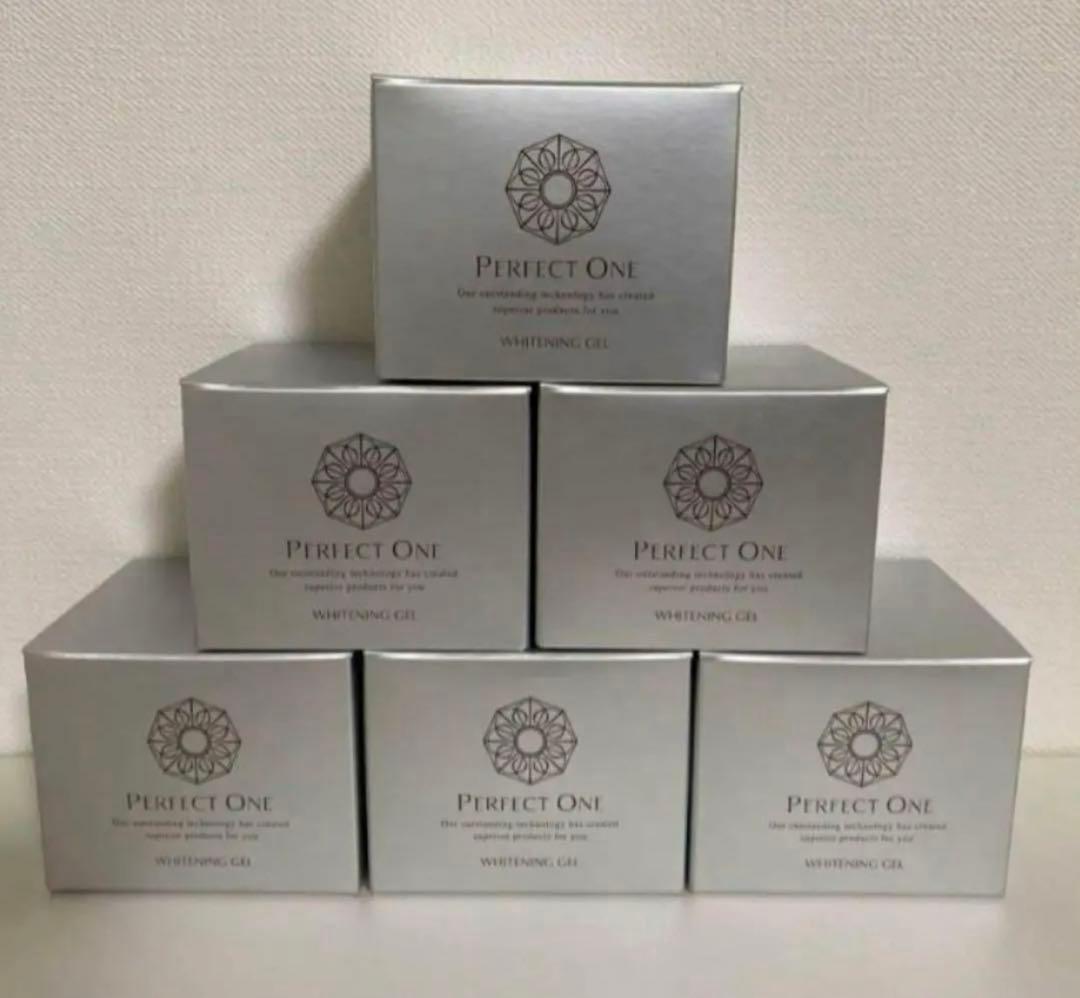 パーフェクトワン 薬用ホワイトニングジェル 美容液ジェル75g×6 楽天市場】【公式】パーフェクトワン 薬用ホワイトニングジェル 75g