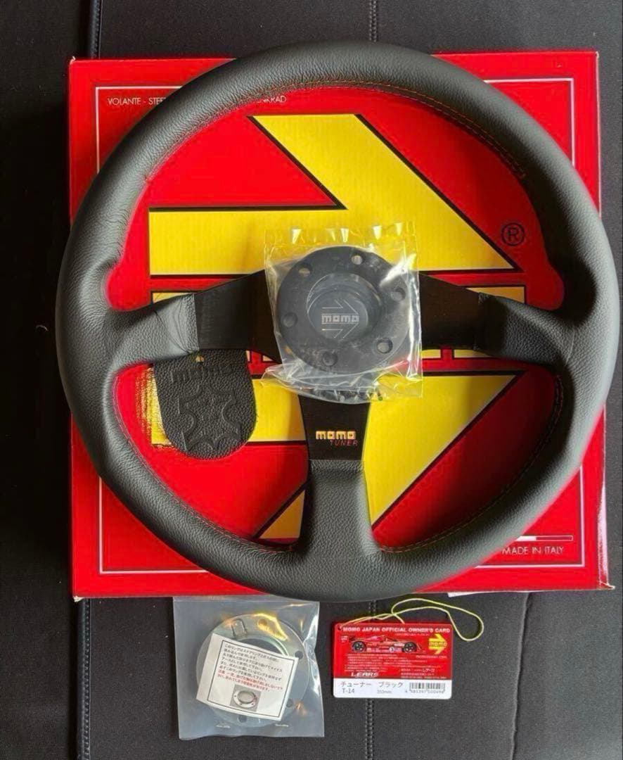 訳あり新品MOMOTUNERモモチューナーブラックスポーク35Φ 【日本正規品