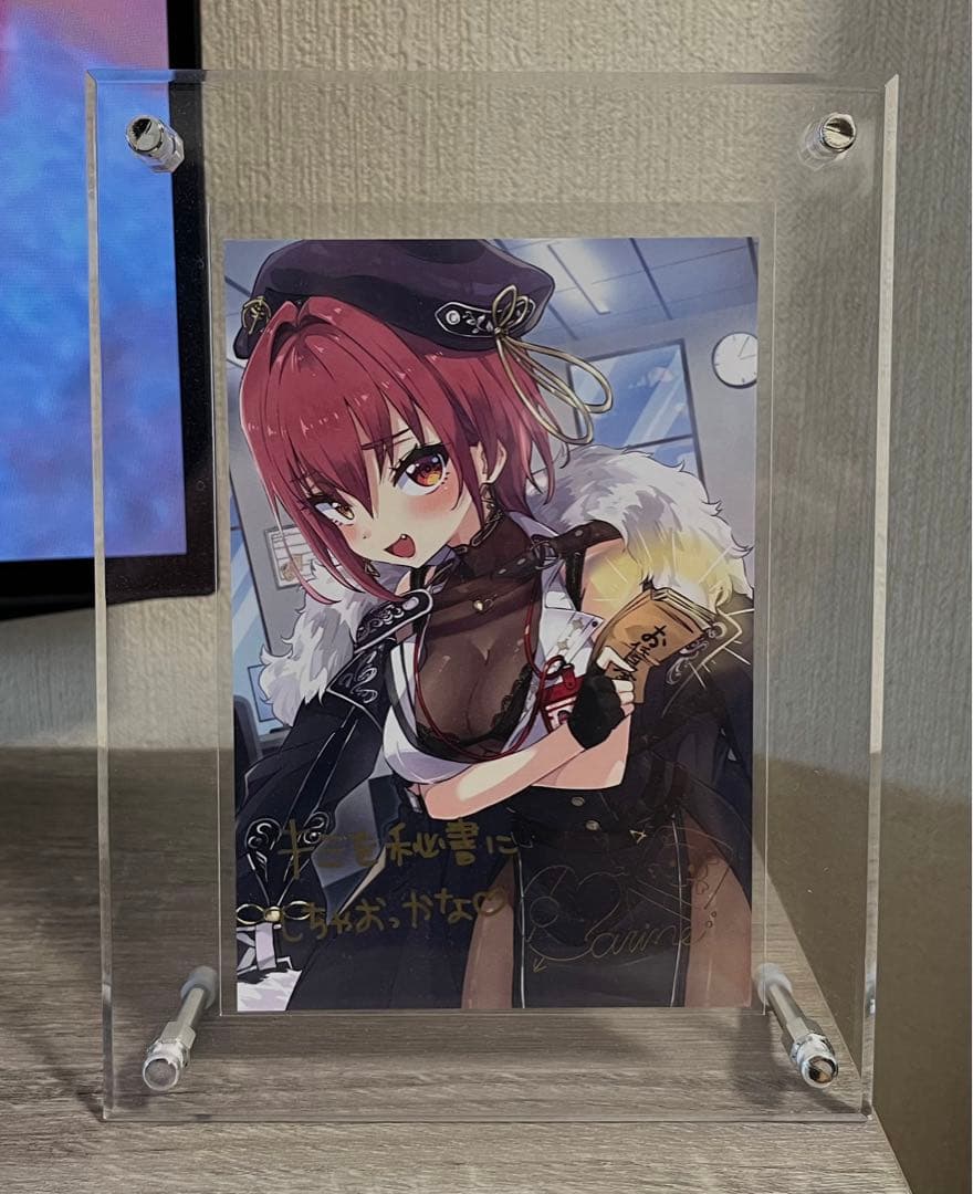 ホロライブ 200万人記念 直筆サインポストカード 宝鐘マリン - メルカリ