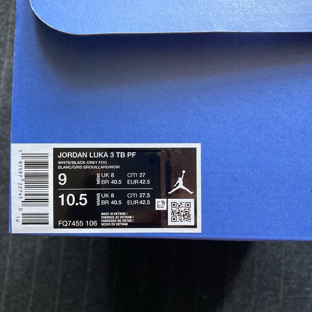 【未使用品】JORDAN LUKA 3 TB PF GW7455 27.0cm