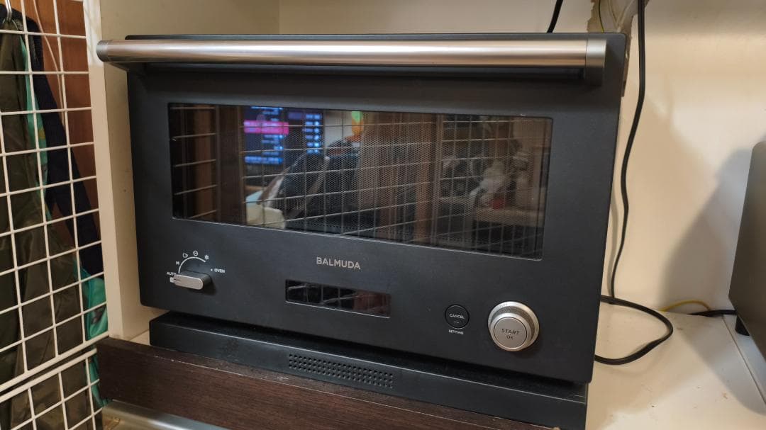 動作良好】BALMUDA K04A-BK オーブンレンジ ブラック