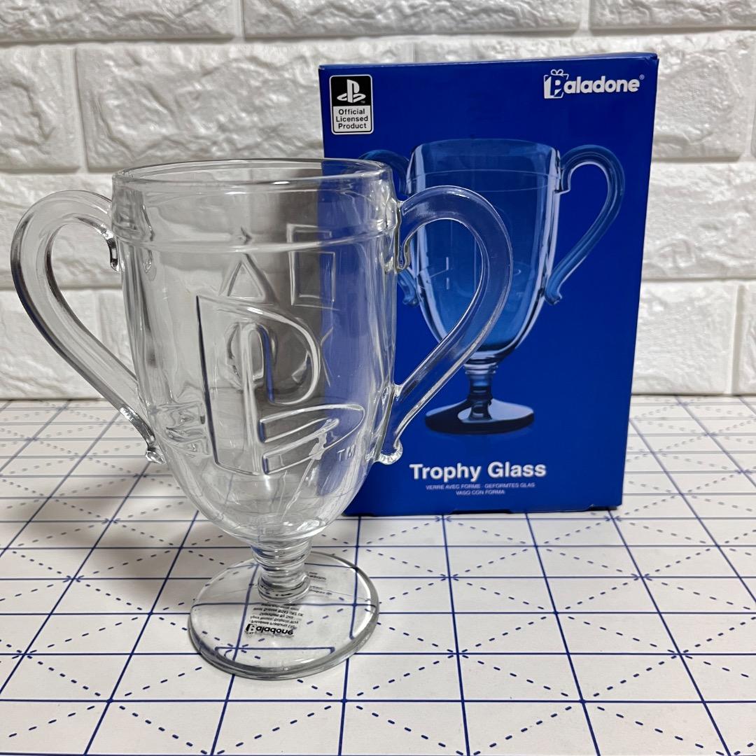 PlayStation プレステ トロフィー型グラス PS 実績 新品未使用 - メルカリ