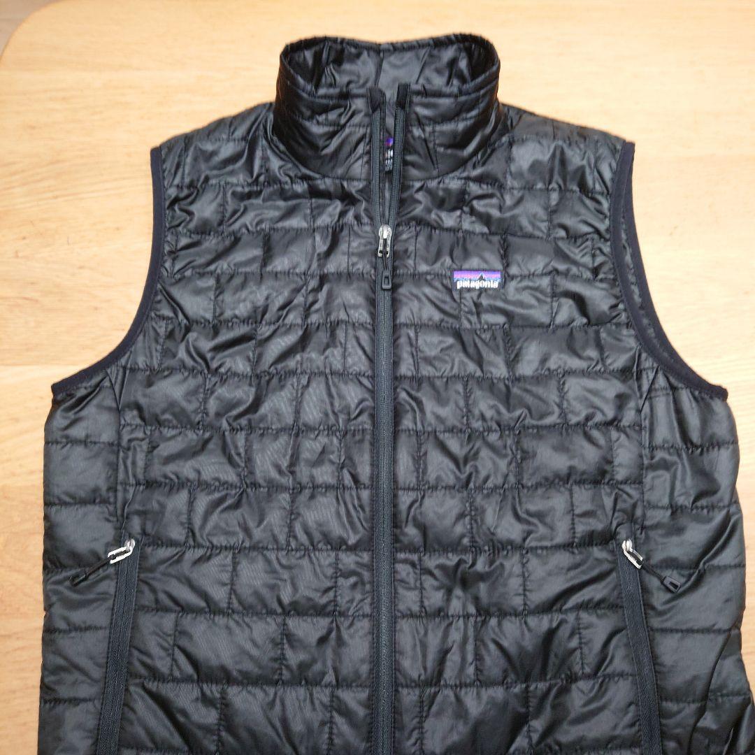 patagonia ブラック ナノパフベスト M Custom Patagonia Mens Black Nano Puff Vest | Corporate Patagonia Vests