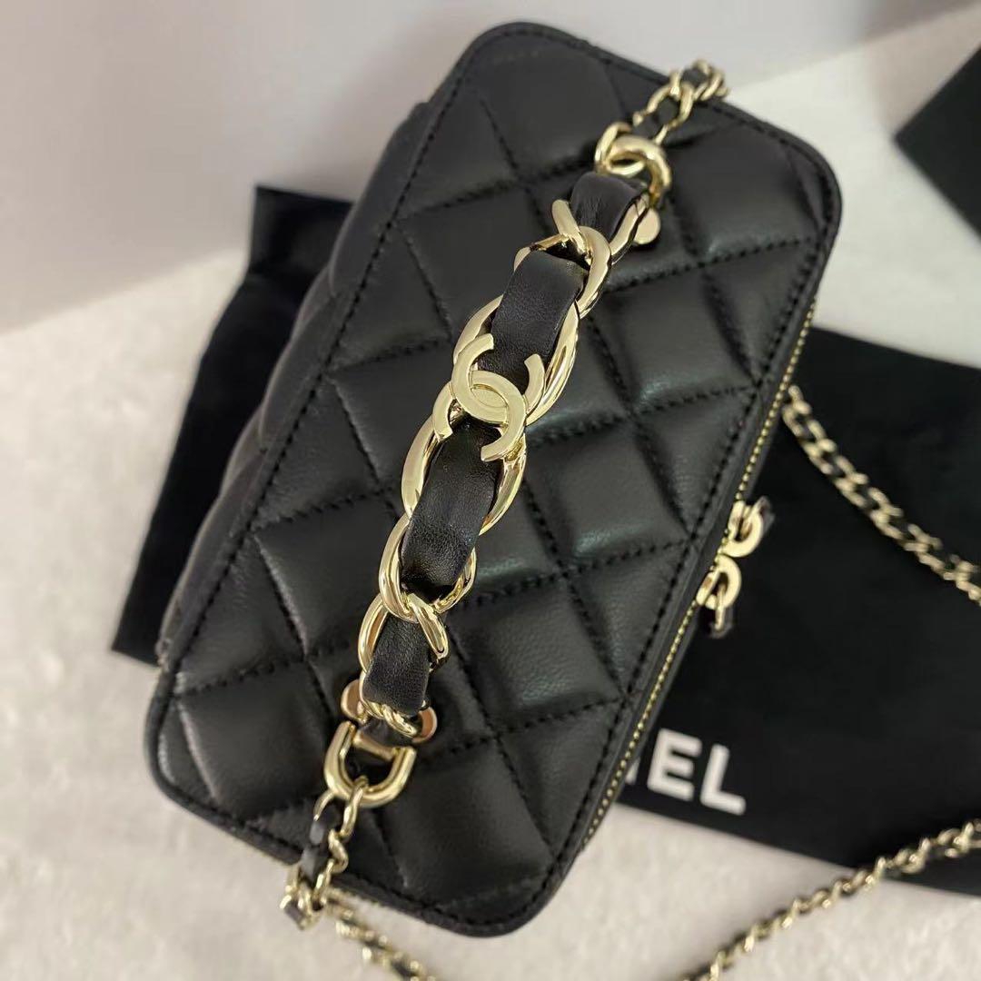 シャネル)CHANELノベルティ☆バニティ型 ミニショルダーバッグ☆即発☆箱付