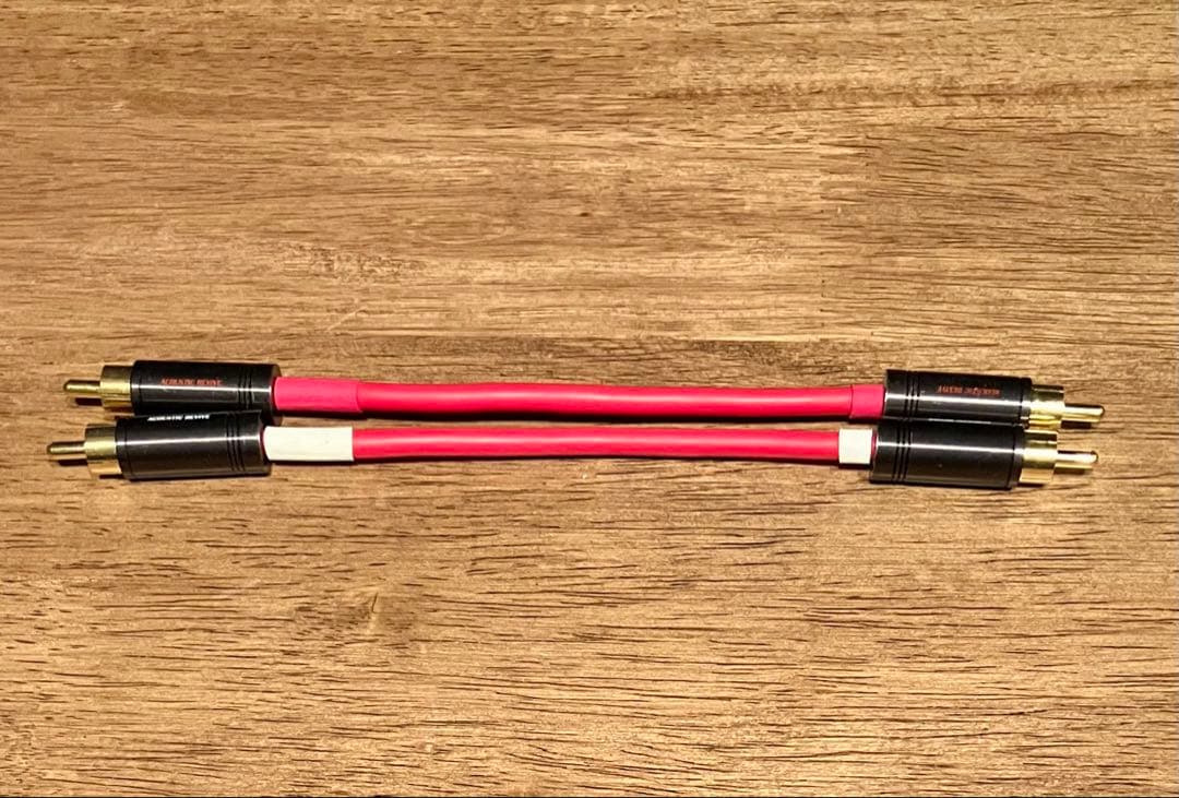 Acoustic Revive RCA-SOLID ケーブル 19cm 2本 ラインケーブル RCA-SOLID / XLR-SOLID | Acoustic Revive