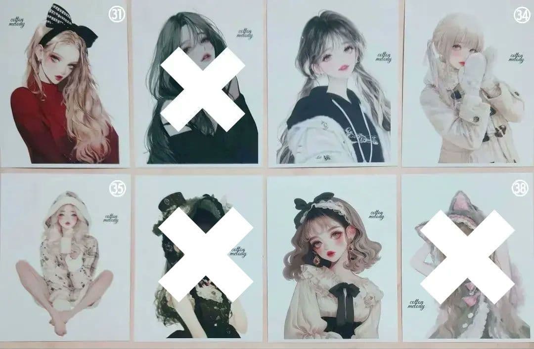 cotton melody様】人物ステッカー 在庫整理 おすそ分け - メルカリ