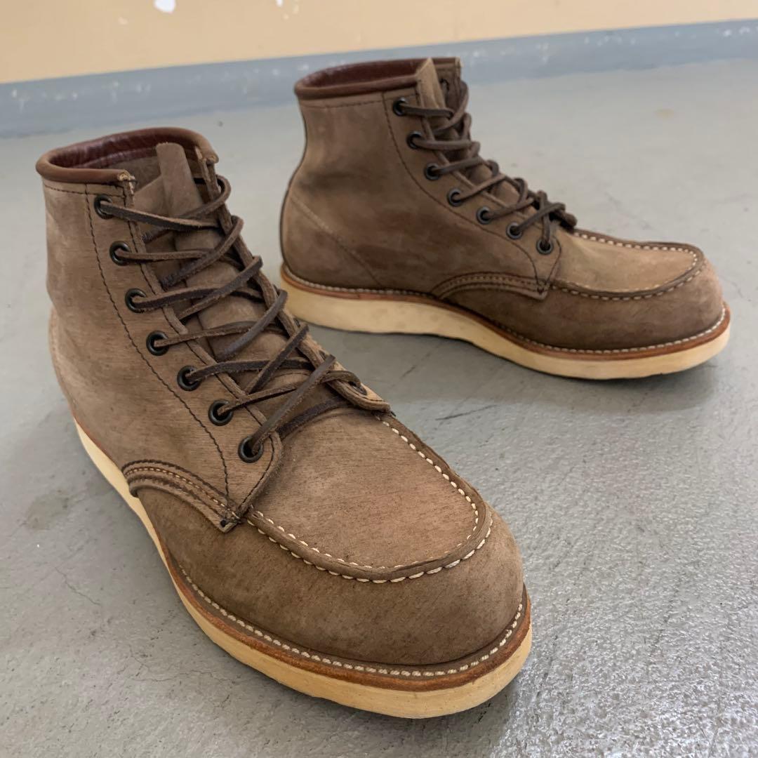 旧縦羽タグ カカトOK ヌバック 2877 RED WING レッドウィング 茶