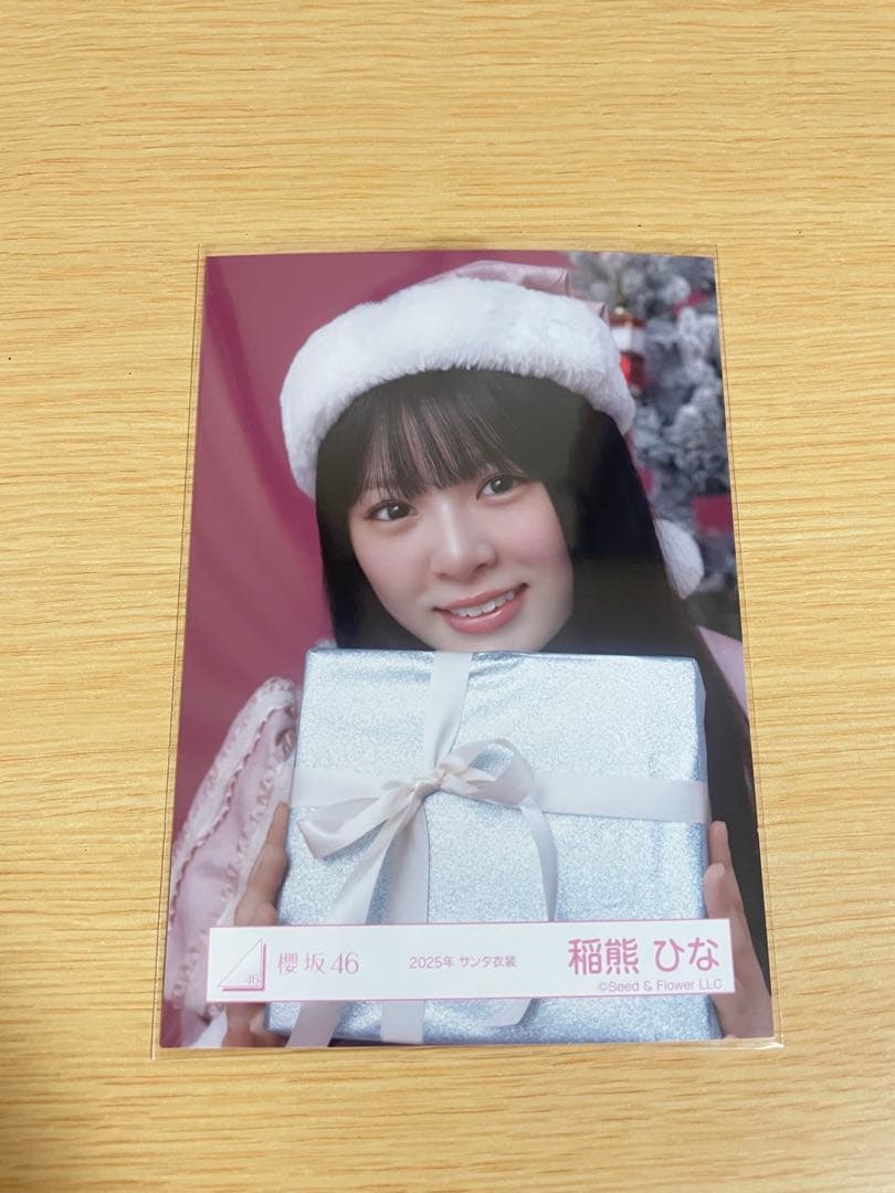 櫻坂46 稲熊 ひな 2025年 サンタ衣装 生写真 - メルカリ