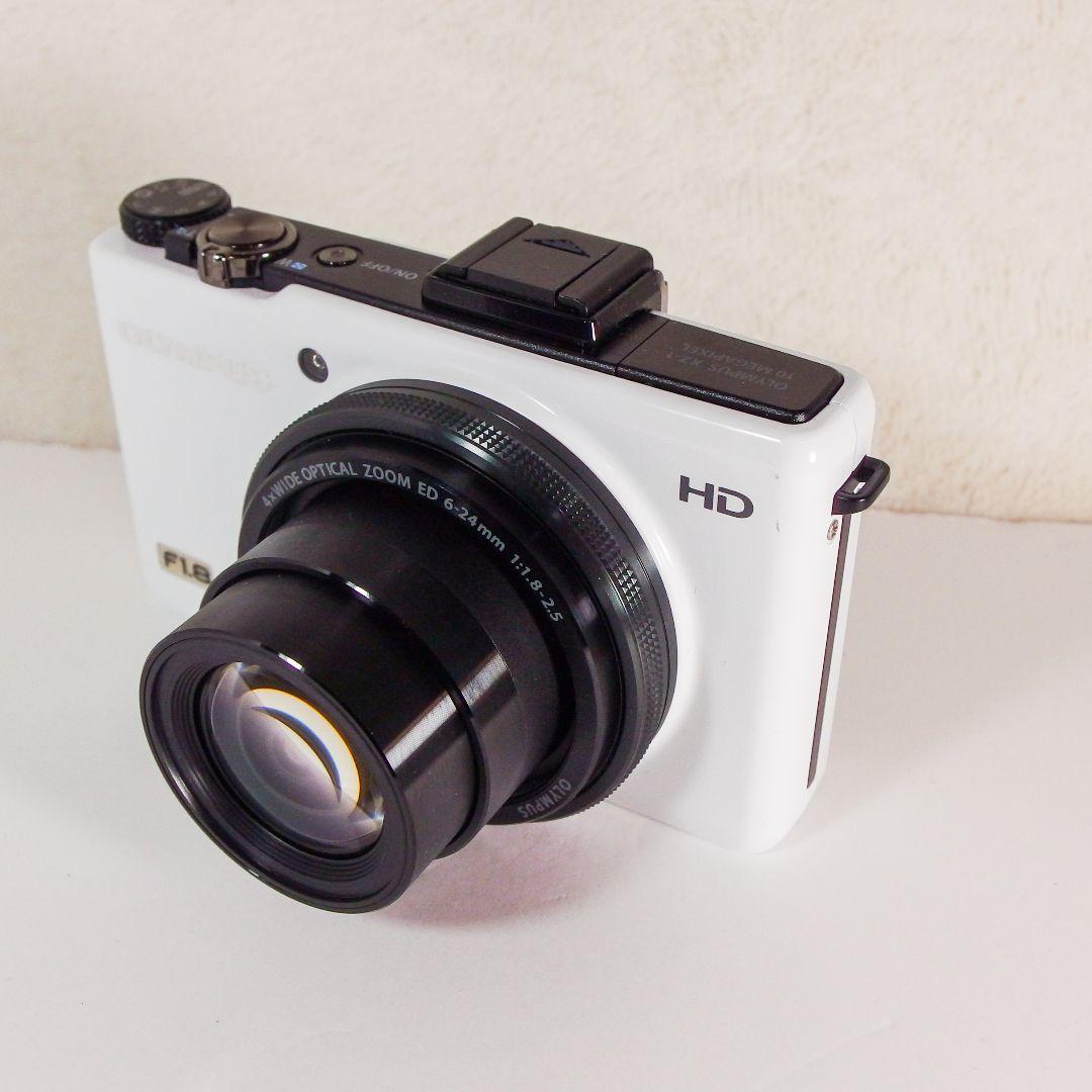 完動美品 オリンパス OLYMPUS XZ-1 ホワイト 動作確認済 - メルカリ
