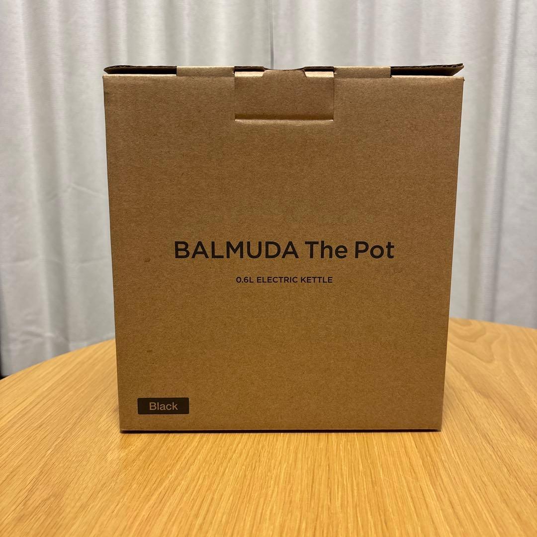 【値下げ】BALMUDA The Pot K07A-BK 0.6L 電気ケトル