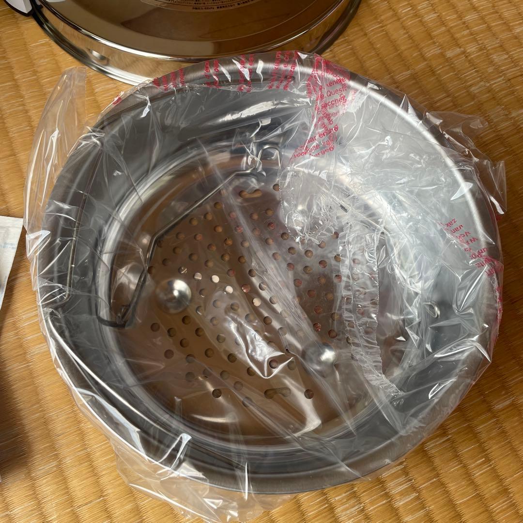 新品　未使用品T-fal 圧力鍋 ステンレス　4.5L