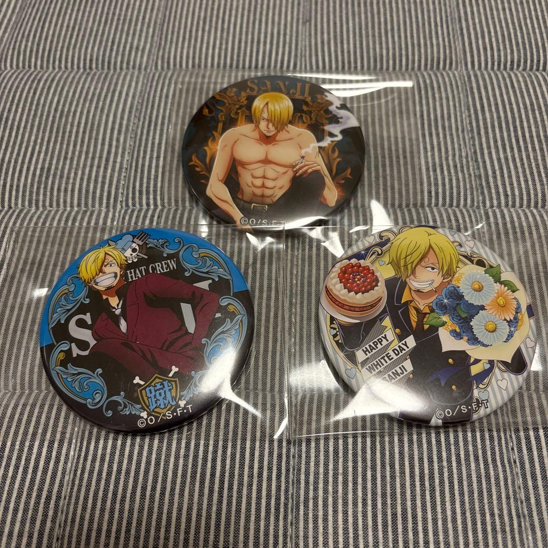 ONE PIECE ワンピース サンジ 缶バッジ - メルカリ