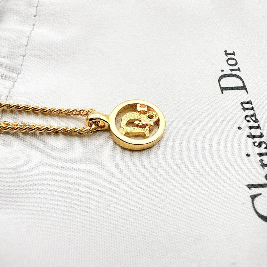 3051-2 極美品✨ Dior ネックレス CD ロゴ 希少 刻印 cm - メルカリ