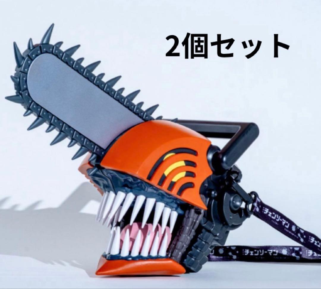 【新品】チェンソーマン ヘッド型 ポップコーンボックス グッズ ストラップ付き 受注販売】チェンソーマンヘッド型ポップコーンボックス【劇場版