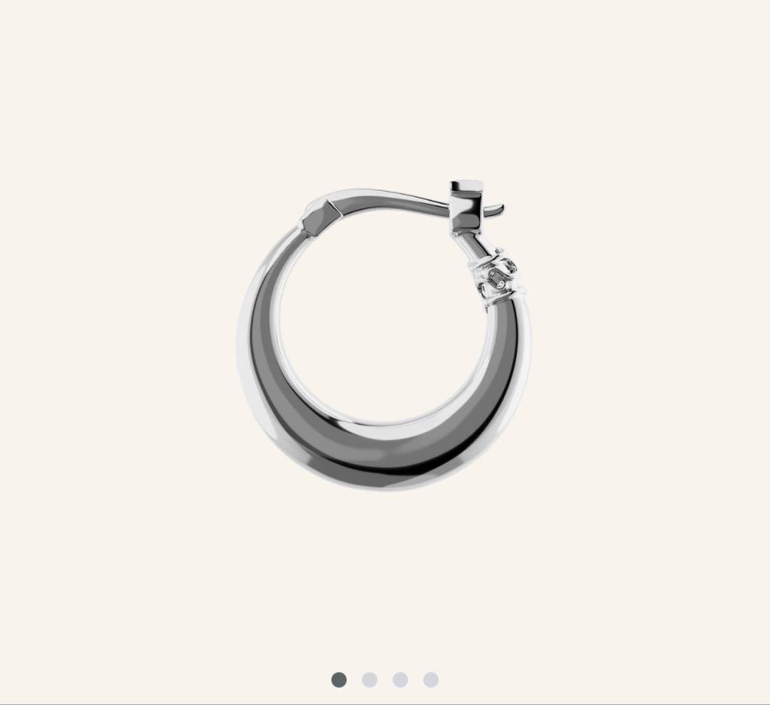 pointless journey EAR RING PJ - SILVER