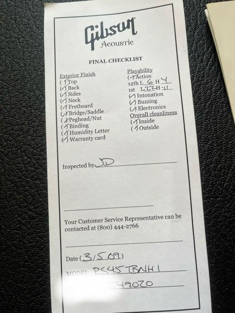 Gibson J-45 カスタムショップ 2009年製 60's復刻 極上の一本 - メルカリ