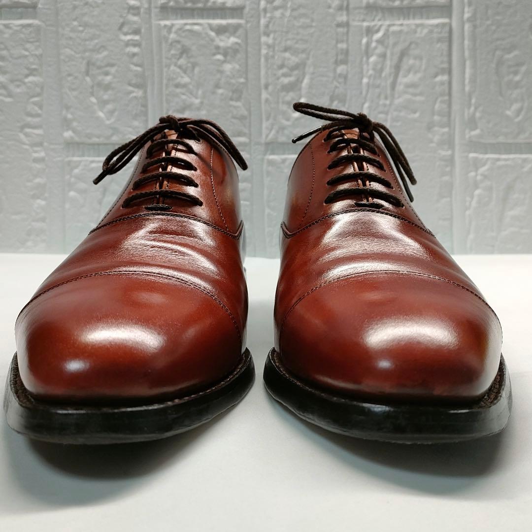 SCOTCH GRAIN　スコッチグレイン　ストレートチップ　茶色　24.5cm