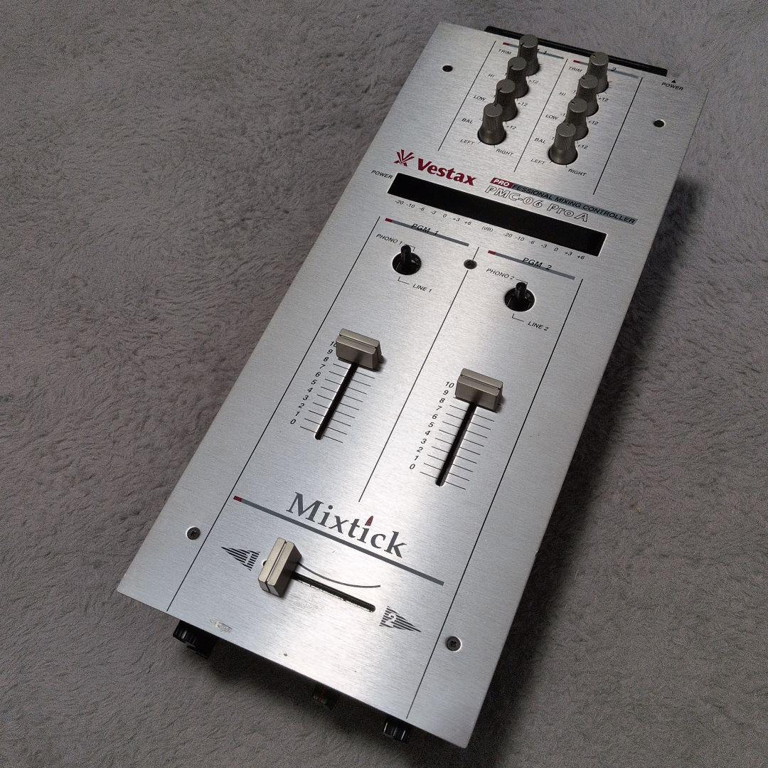 Vestax PMC-06 Pro A 美品 純正アダプター付 メンテナンス品 Vestax PMC-06 Pro 純正アダプター付き 美品 フェーダーメンテ済