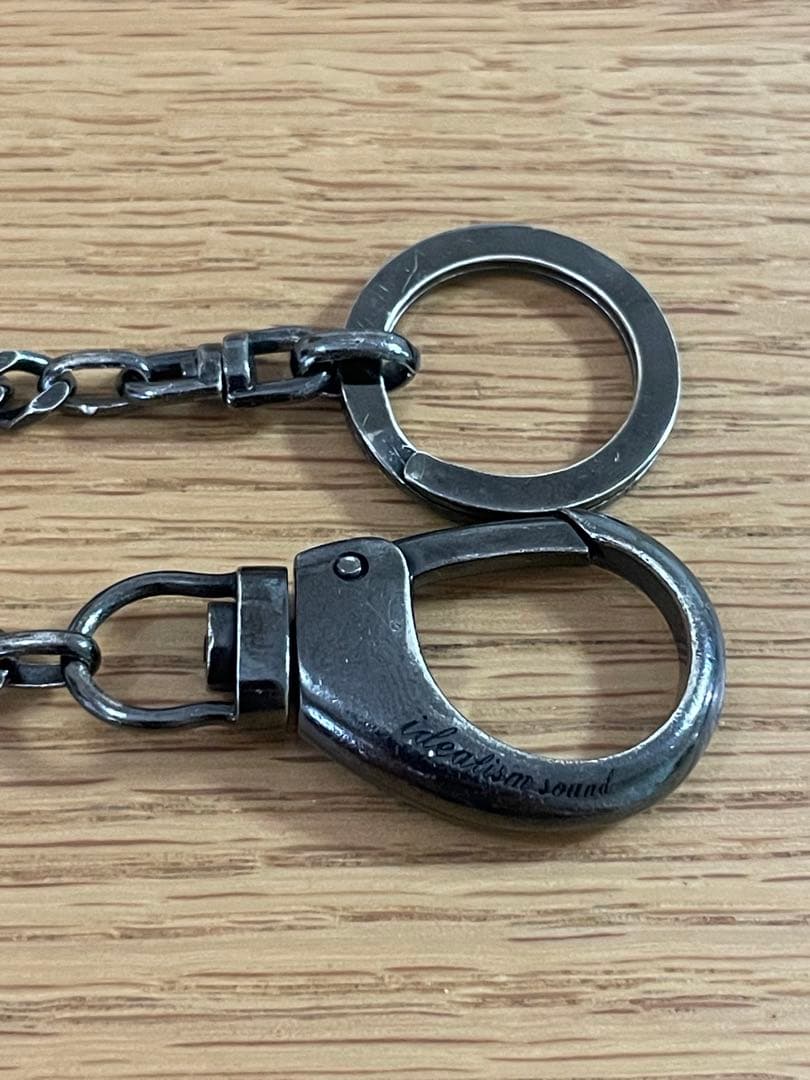 イデアリズムサウンド リチウムオム 財布 ウォレットチェーン シルバー