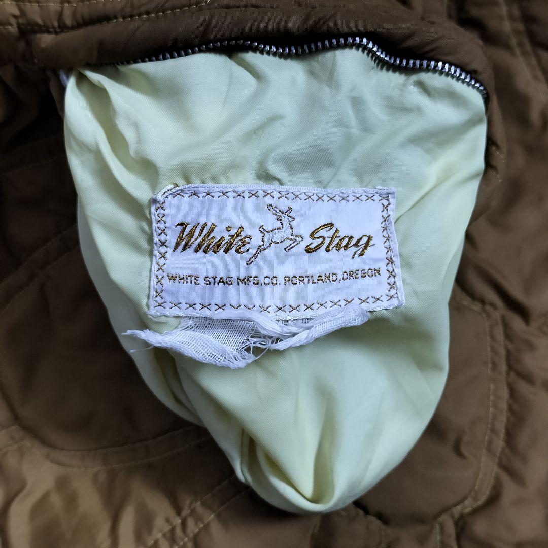 60s ホワイトスタッグ キルティングジャケット アメリカ製 タロン