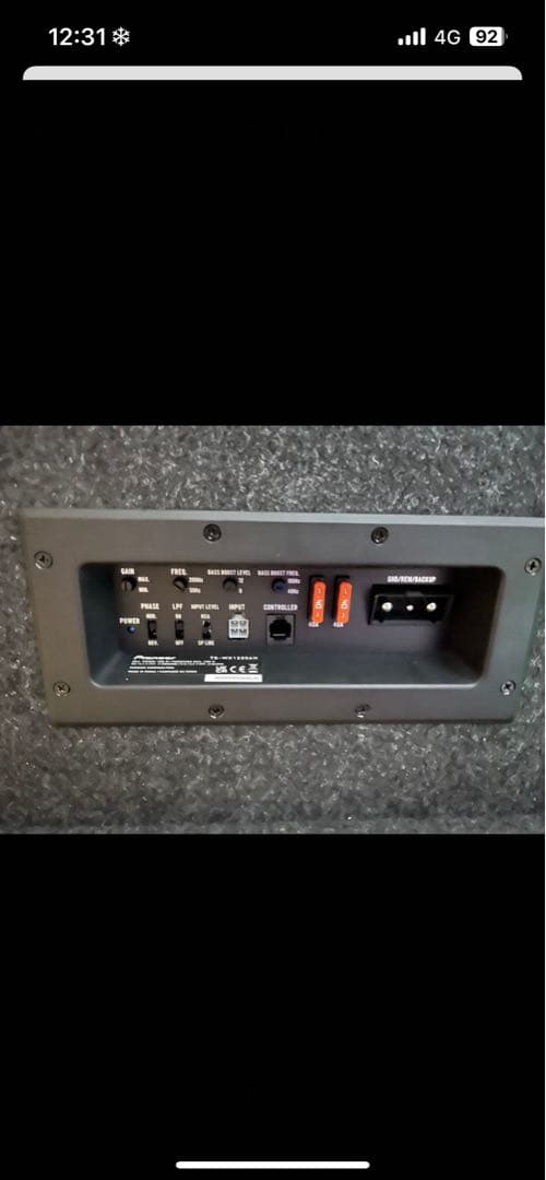 Pioneer 1200W ダブルサブウーファー TS-WX1220AH 30cm×2 パワードサブウーファー【密閉型】【ダブル