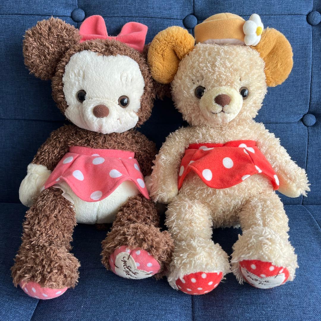 ディズニー ミニークチュール ミニーちゃん カドリーベア ぬいぐるみ