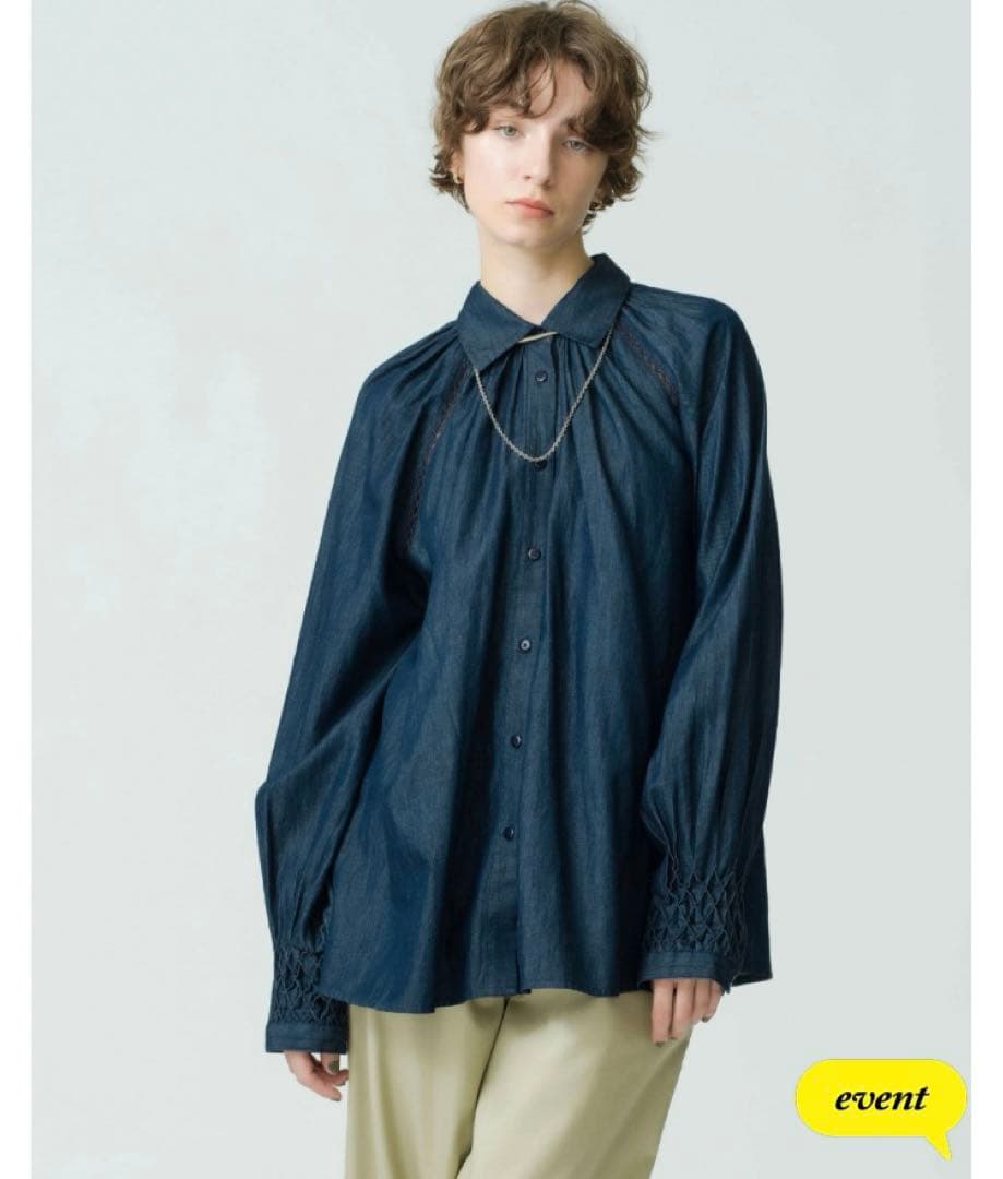 新品ロンハーマン別注Merlette Tiana Shirt (indigo) - メルカリ