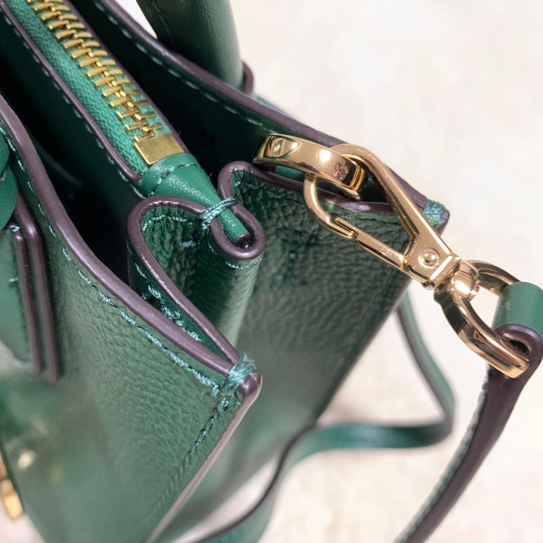 希少/美品 マイケルコース MICHAEL KORS ショルダーバッグ グリーン