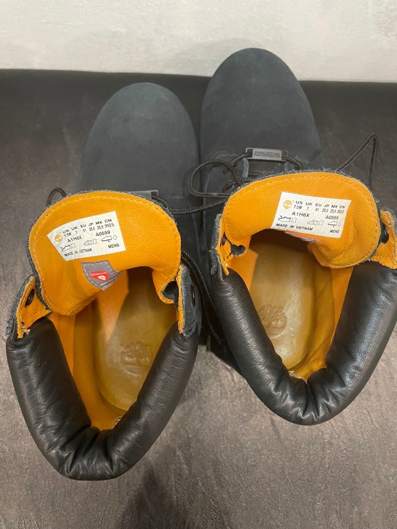 ティンバーランドTimberland ウォータープルーフ 25.5cm ブラック