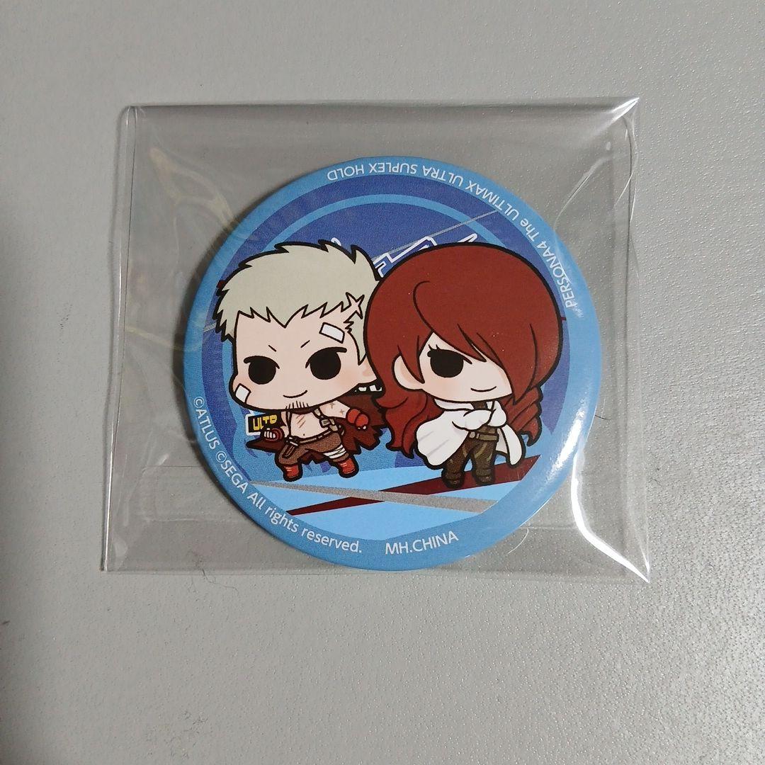 ペルソナ4 フォーチュンバッジ 桐条美鶴 真田明彦 P4U2 缶バッジ