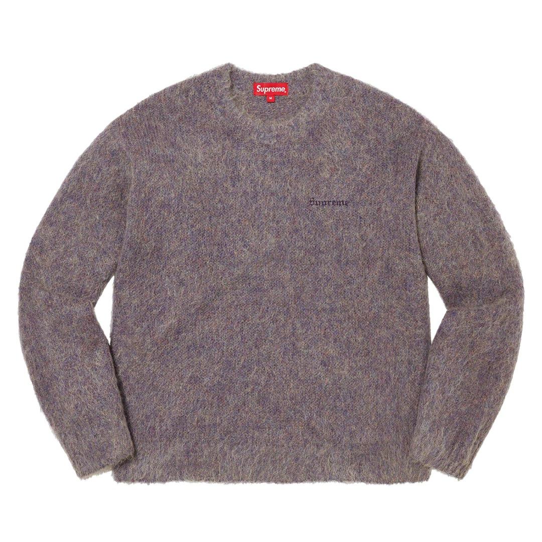 Supreme Brushed Mohair Sweater XL 未使用 Supreme Brushed Mohair Sweater FW22 Acid Size L Authentic Brand