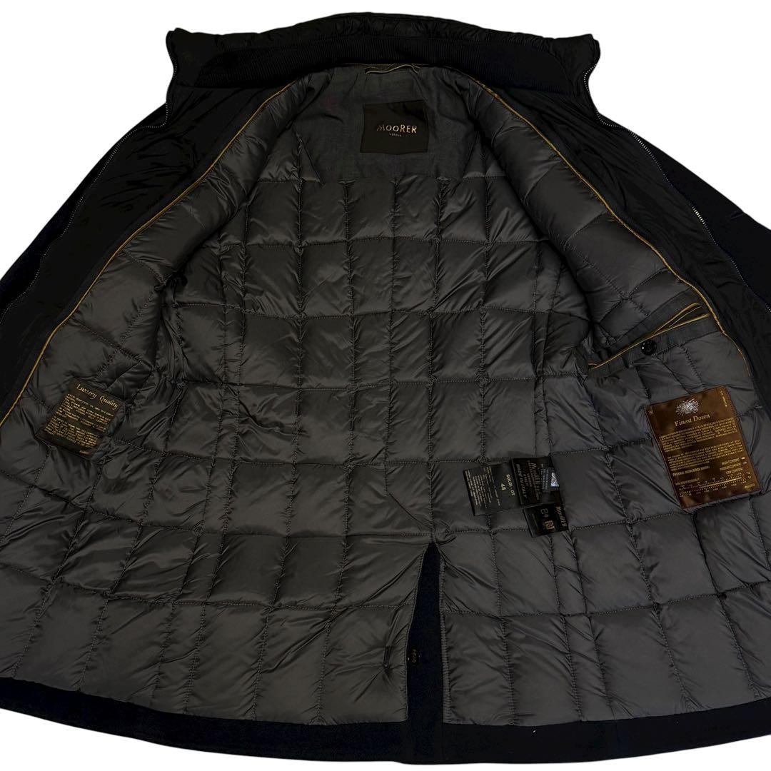 MOORER ダウンコート ピーコート Pコート BOLGI-OT サイズ48 - メルカリ