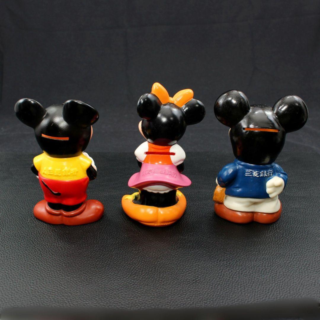 昭和レトロ三菱銀行プロモーション ディズニー ミッキー2体＆ミニー