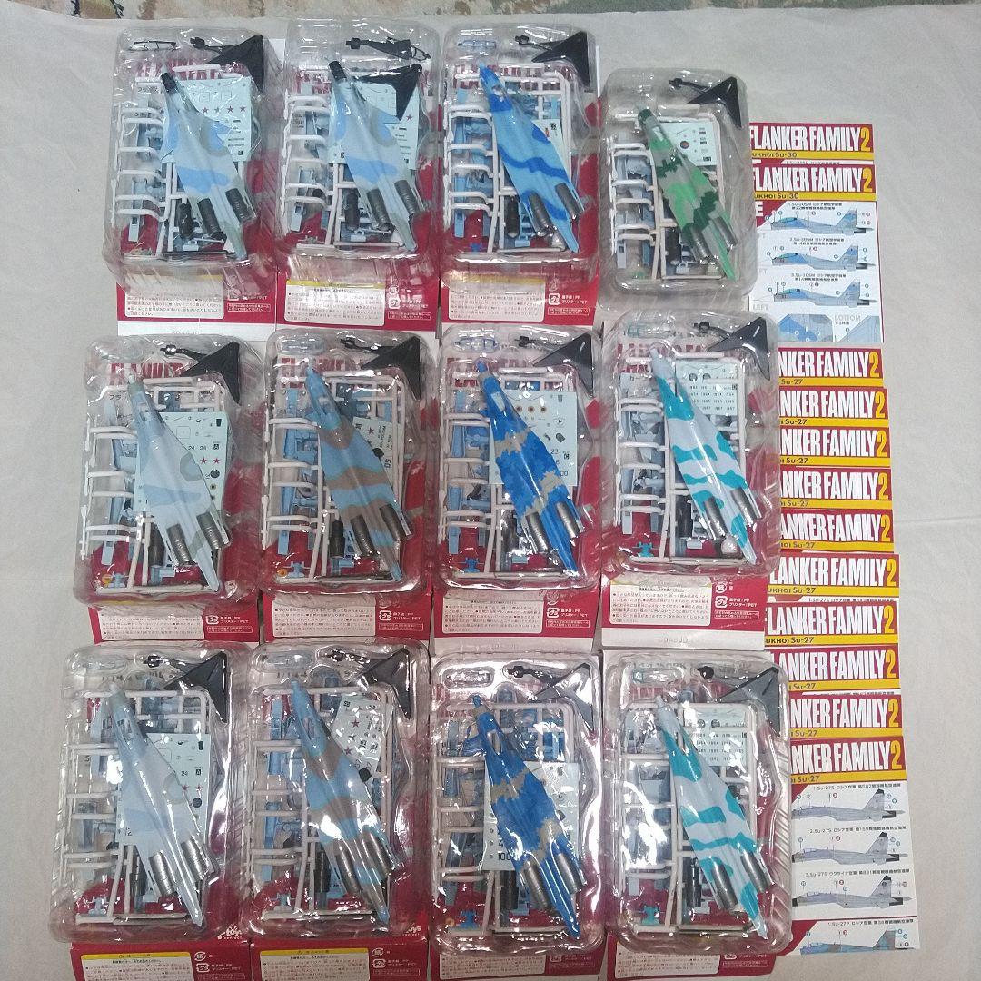 エフトイズ フランカー ファミリー2 Su-27 12点 セット 食玩 Amazon | エフトイズコンフェクト(F-toys Confect) フランカー