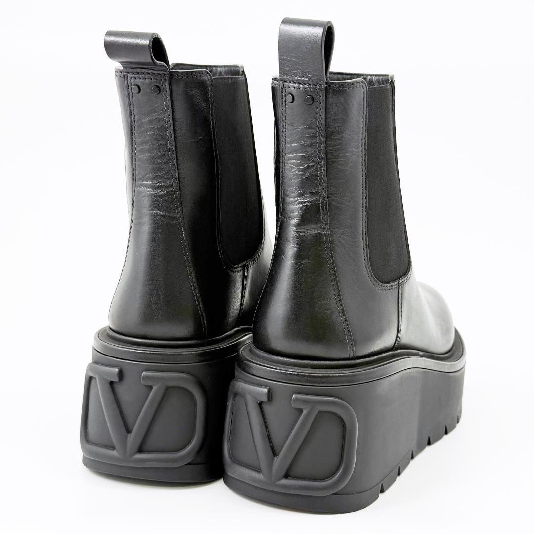 定価16万【極美品】ヴァレンティノ Vロゴ 28.5 厚底 サイドゴアブーツ