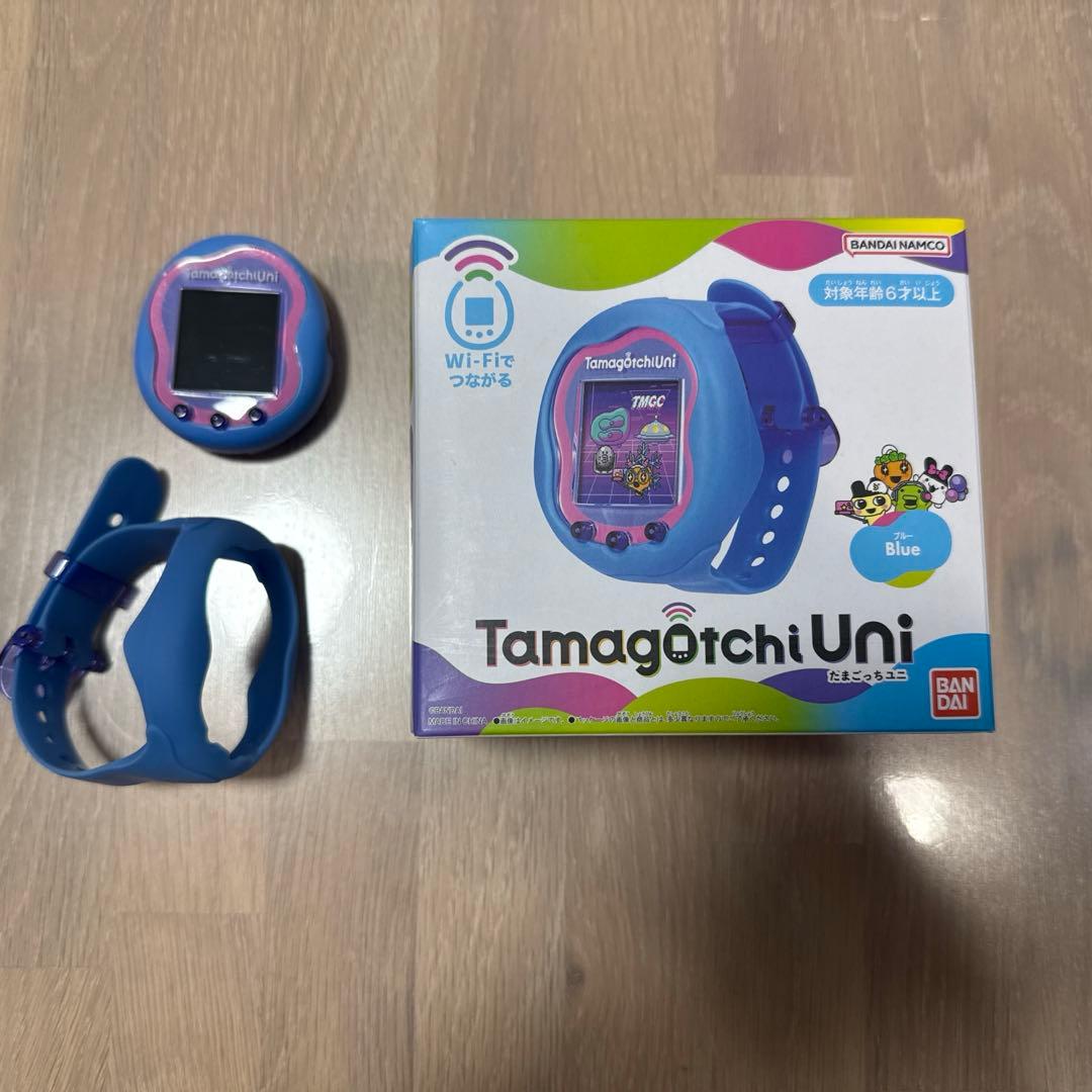 Tamagotchi Uni Blue Wi-Fi対応　たまごっち　ユニ　ブルー Tamagotchi Uni Blue（たまごっち ユニ ブルー） BANDAI｜バンダイ