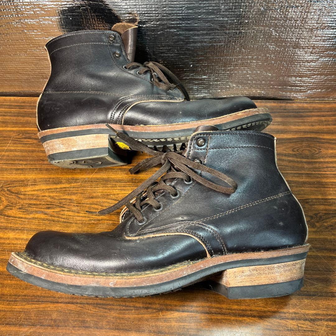 ダークブラウン レザー ハイカットブーツ 26.0cm レザーブーツ