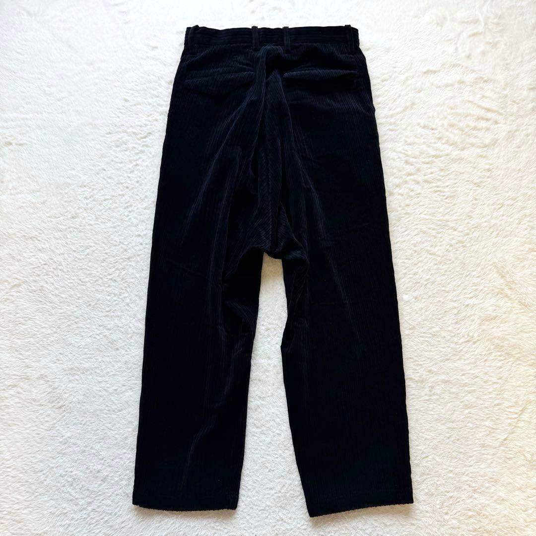 美品】Y'sワイズ コーデュロイサルエルパンツ ネイビー ヨウジヤマモト