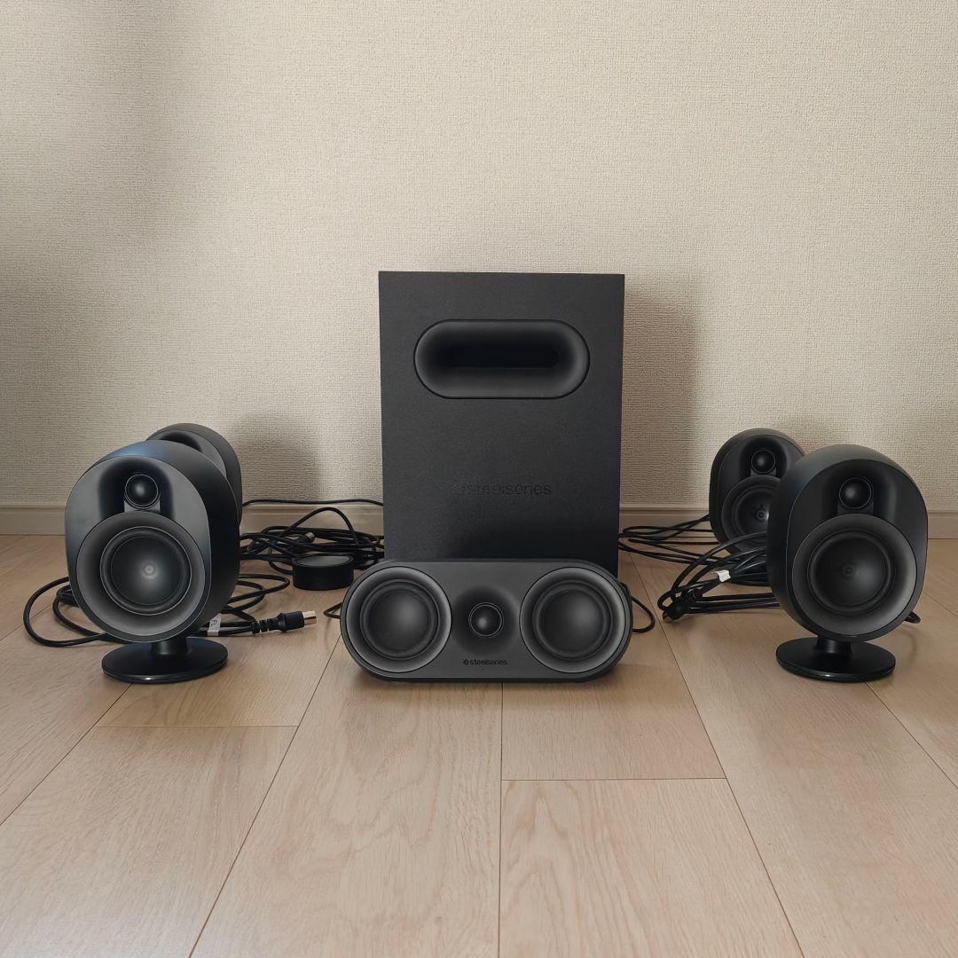 スピーカー・ウーファー steelseries ARENA 9 Amazon.com: SteelSeries Arena 9 Illuminated 5.1 Desktop Gaming