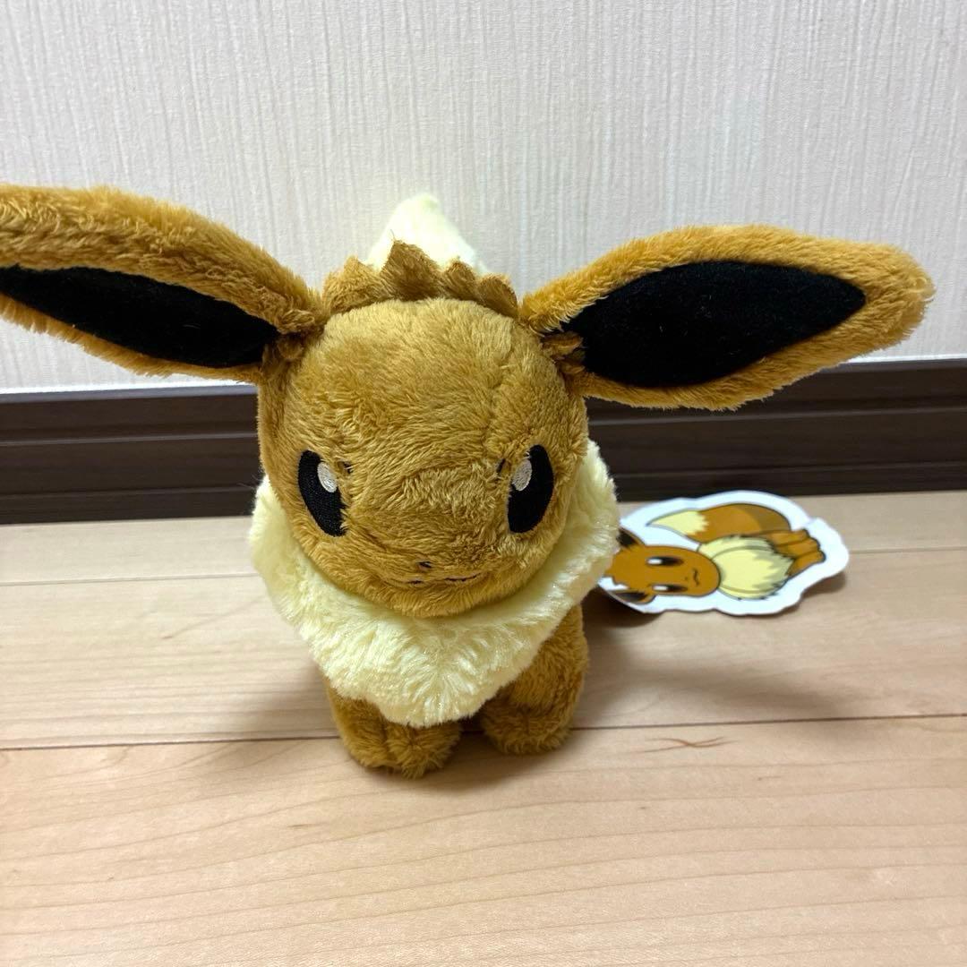 Pokémon ポケモンセンター イーブイ ぬいぐるみ タグ付き - メルカリ
